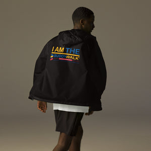 Unisex lightweight zip up windbreaker --I Am The Buddy Walk (Design on back)--Click for more color Options