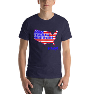 Short-Sleeve Unisex T-Shirt---Land Made for Me Too---Click for more shirt colors