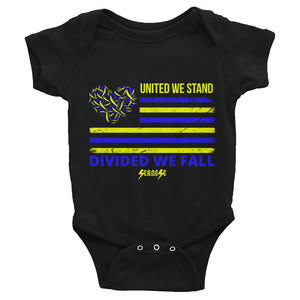 Infant Bodysuit---United We Stand Divided We Fall---Click for more shirt colors