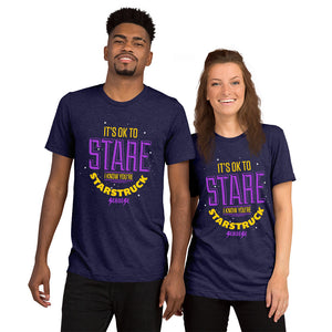Upgraded Soft Short sleeve t-shirt---It's ok to Stare I know You're Starstruck---Click for more shirt colors