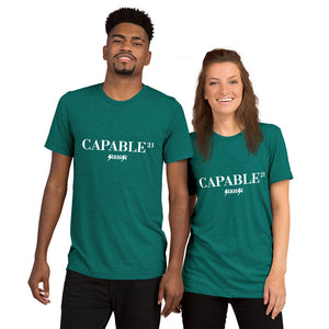 Upgraded Soft Short sleeve t-shirt---21Capable---Click for more shirt colors
