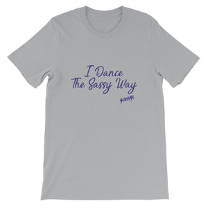 Short-Sleeve Unisex T-Shirt---Simple Dance Sassy Purple Design---Click for more shirt colors
