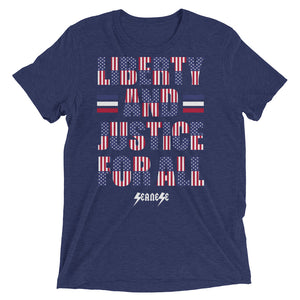 Upgraded Soft Short sleeve t-shirt---Justice for All---Click for more shirt colors