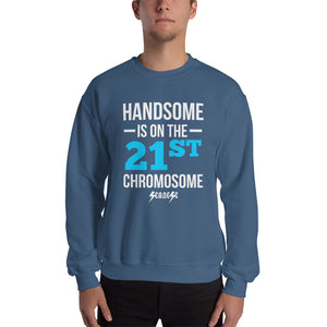 Sweatshirt---Handsome Blue/White Design---Click for more shirt colors