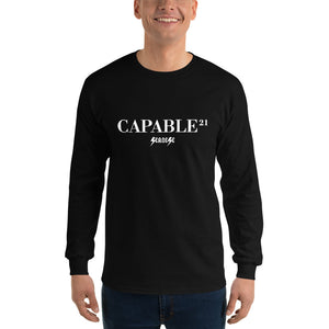 Men’s Long Sleeve Shirt---21Capable---Click for more shirt colors