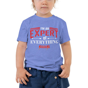 Toddler Short Sleeve Tee---Expert of Everything---Click for More Shirt Colors