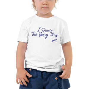 Toddler Short Sleeve Tee---Simple Dance Sassy Purple Design--click for more shirt colors