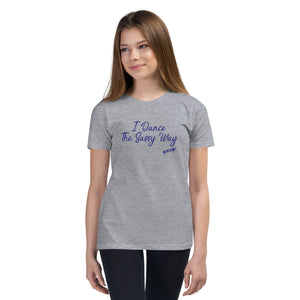 Youth Short Sleeve T-Shirt---Simple Dance Sassy Purple Design---Click for More Shirt Colors