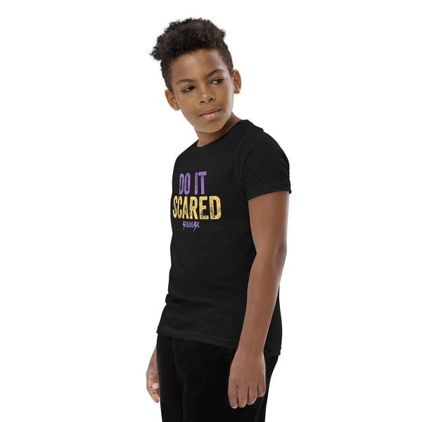 Youth Short Sleeve T-Shirt---Do It Scared---Click for More Shirt