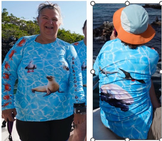 Galapagos Gal's Long Sleeve Rash Guard