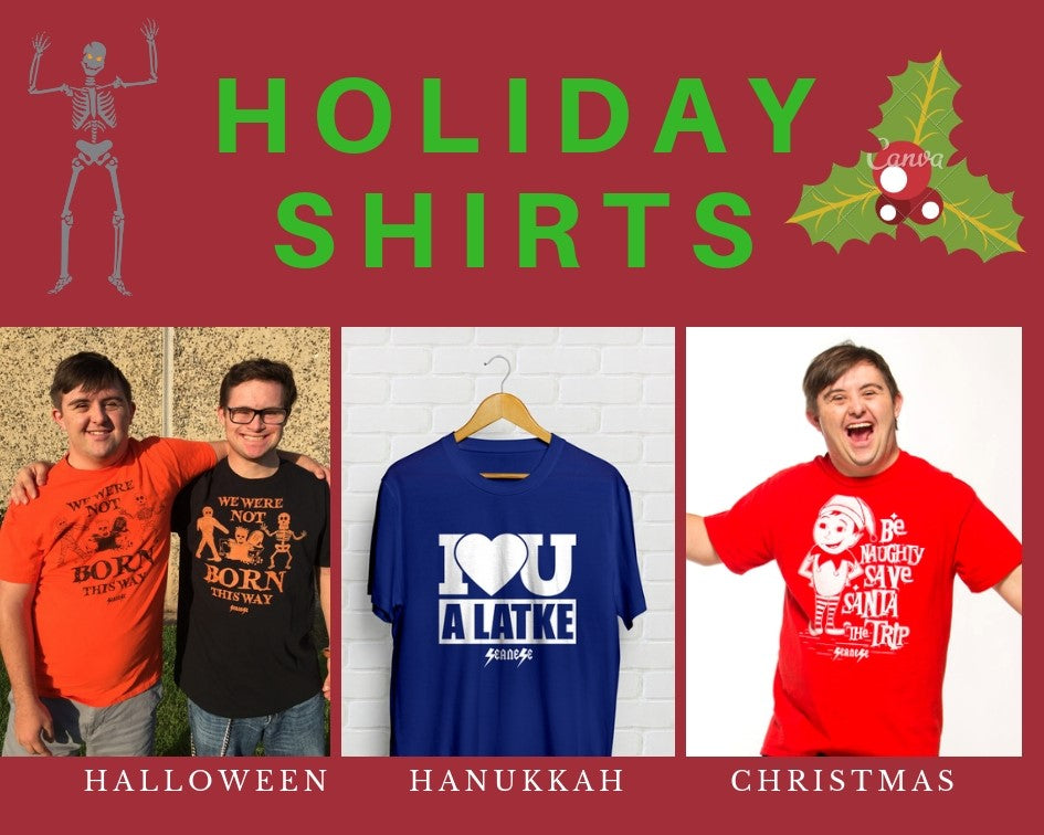 Holiday Shirts Halloween Hanukkah Christmas