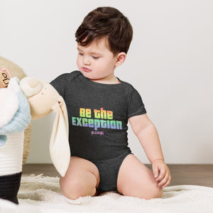 Be the Exception---Baby short sleeve one piece--- Click for more shirt colors