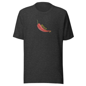 Unisex t-shirt---Spicy--Click for More Shirt Colors