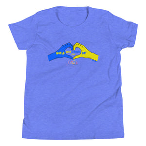 Youth Short Sleeve T-Shirt--Gigi's 2024 World Down Syndrome Day Shirt--Click for color choices