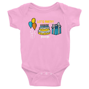 Infant Bodysuit---Birthday Let's Party---Click for More Shirt Colors
