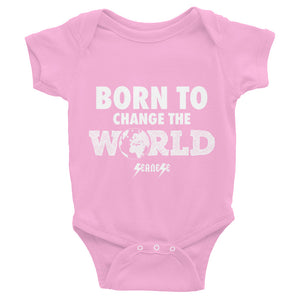 Infant Bodysuit---Born To Change The World---Click for more shirt colors