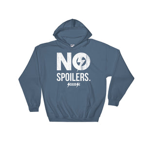 Hooded Sweatshirt---No Spoilers White Design---Click for more shirt colors