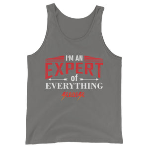 Unisex  Tank Top---Expert of Everything---Click for more shirt colors
