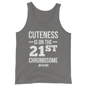 Unisex  Tank Top---Cuteness White Design---Click for more shirt colors