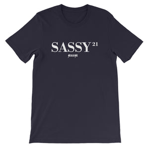 Unisex short sleeve t-shirt---21Sassy---Click for more shirt colors
