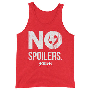 Unisex  Tank Top---No Spoilers---Click for more shirt colors