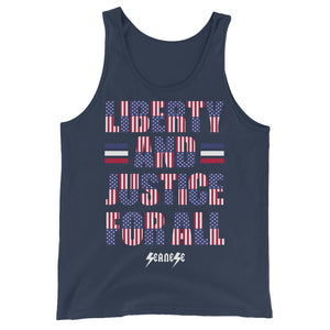 Unisex  Tank Top---Justice for All---Click for more shirt colors