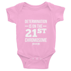 Infant Bodysuit---Determination White Design---Click for more shirt colors