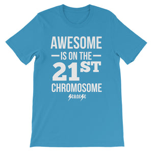 Unisex short sleeve t-shirt---Awesome White Design---Click for more shirt colors