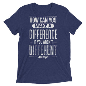 Upgraded Soft Short sleeve t-shirt---How Can You Make a Difference---Click for more shirt colors