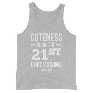 Unisex  Tank Top---Cuteness White Design---Click for more shirt colors