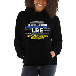 Hooded Sweatshirt---LRE Word Art---Click for more shirt colors