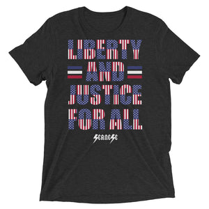 Upgraded Soft Short sleeve t-shirt---Justice for All---Click for more shirt colors