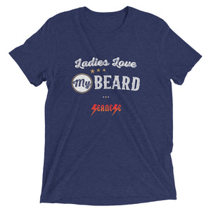 Upgraded Soft Short sleeve t-shirt---Ladies Love My Beard---Click for more shirt colors