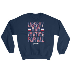 Sweatshirt---Justice for All---Click for more shirt colors