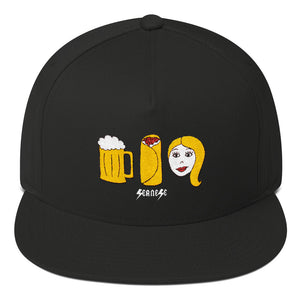 Flat Bill Cap---Best Date Ever---Click to see more hat colors