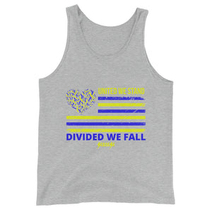 Unisex  Tank Top---United We Stand Divided We Fall---Click for more shirt colors