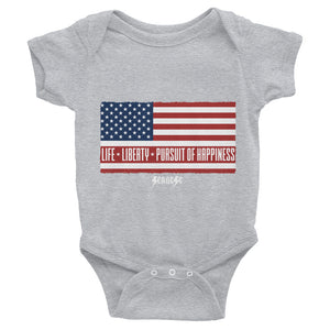 Infant Bodysuit---Life, Liberty, Pursuit of Happiness---Click for more shirt colors
