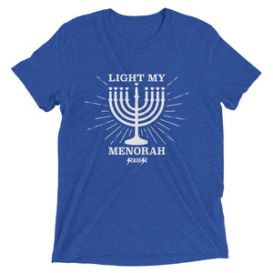 Upgraded Soft Short sleeve t-shirt---Light My Menorah