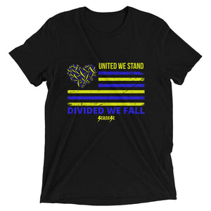 Upgraded Soft Short sleeve t-shirt---United We Stand Divided We Fall---Click for more shirt colors