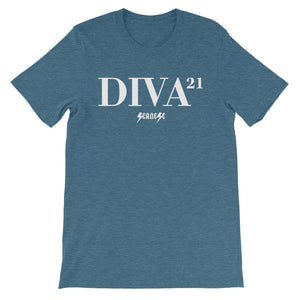 Unisex short sleeve t-shirt---21 Diva---Click for more shirt colors