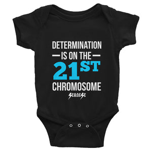 Infant Bodysuit---Determination Blue/White Design---Click for more shirt colors