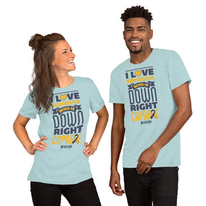 Short-Sleeve Unisex T-Shirt---I Love Someone Who is Down Right Capable---Click for More Shirt Colors