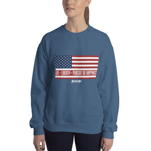 SweatshirtShort---Life, Liberty, Pursuit of Happiness---Click for more shirt colors