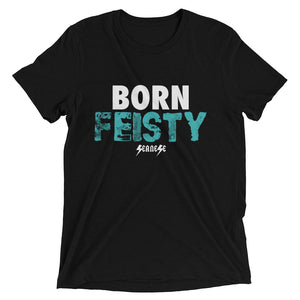 Upgraded Soft Short sleeve t-shirt---Born Feisty---Click for more shirt colors