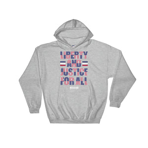 Hooded Sweatshirt---Justice for All---Click for More Shirt Colors