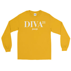Long Sleeve WARM T-Shirt---21 Diva---Click for more shirt colors