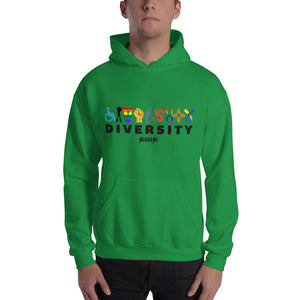 Hooded Sweatshirt---Diversity---Click for more shirt colors