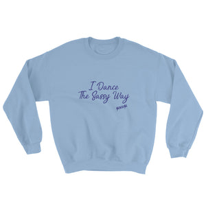 Sweatshirt---Simple Dance Sassy Purple Design---Click for more shirt colors