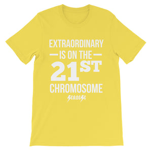 Unisex short sleeve t-shirt---Extraordinary White Design---Click for more shirt colors