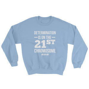 Sweatshirt---Determination White Design---Click for more shirt colors